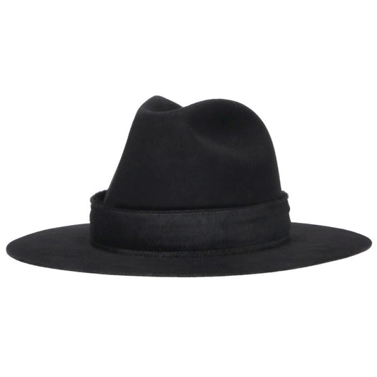 Chrome Hearts Hat U Felt Fedora Black Size ONE SIZE