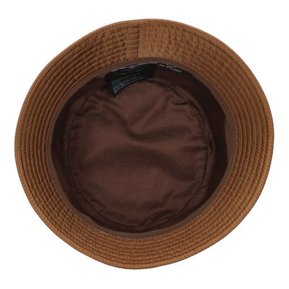 Prada Re-Nylon Triangle Logo Bucket Hat Brown Size ONE SIZE