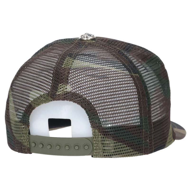 Chrome Hearts TRUCKER CAP Camo Mesh w/ Cross Size ONE SIZE