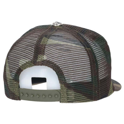 Chrome Hearts TRUCKER CAP Camo Mesh w/ Cross Size ONE SIZE