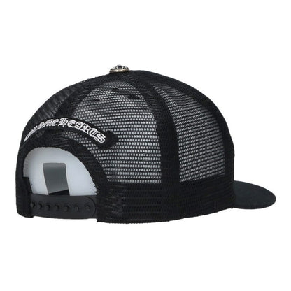 Chrome Hearts TRUCKER CAP 3 Cemetery Leather Size ONE SIZE