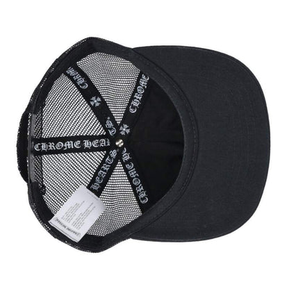 Chrome Hearts TRUCKER CAP 3 Cemetery Leather Size ONE SIZE