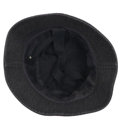 Japanese Brand Cotton Bucket Hat Black Size ONE SIZE
