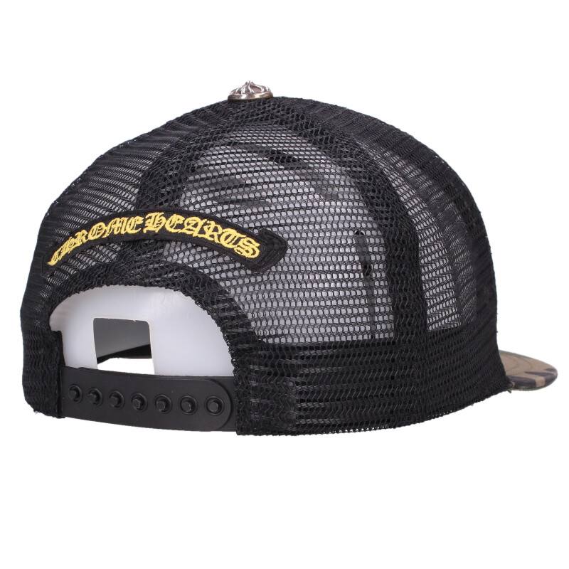 Chrome Hearts SIZE TRUCKER CAP Camo Hat Green x Black x Silver Size ONE