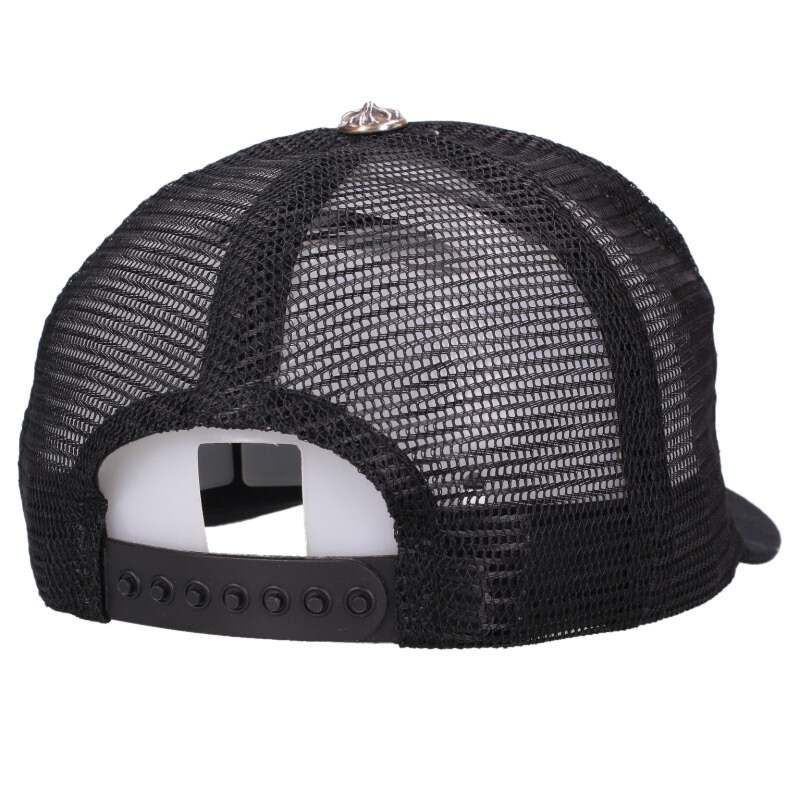 Chrome Hearts SIZE TRUCKER CAP FOTI Hat Black x Silver Size ONE