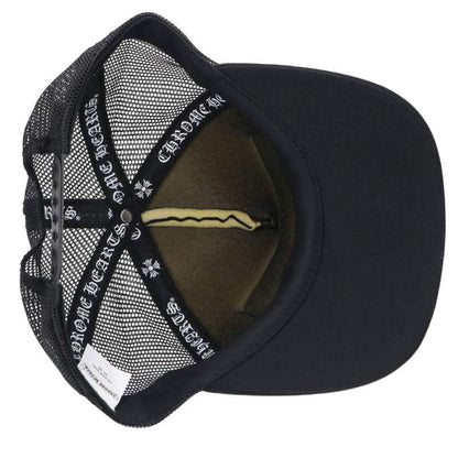Chrome Hearts SIZE TRUCKER CAP FOTI Hat Black x Silver Size ONE