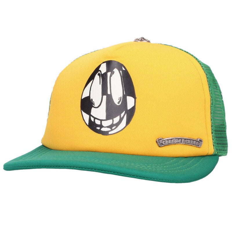 Chrome Hearts SIZE TRUCKER CAP Hat Yellow x Green x Silver Size ONE