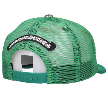 Chrome Hearts SIZE TRUCKER CAP Hat Yellow x Green x Silver Size ONE