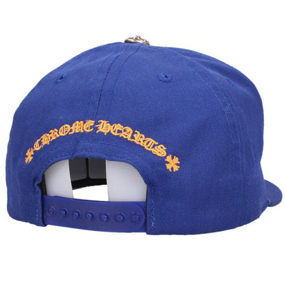 Chrome Hearts SIZE TRUCKER CAP Hat Blue x Orange x Silver Size ONE