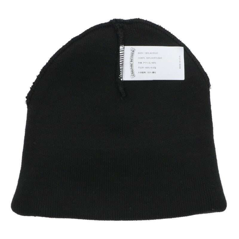 Chrome Hearts SIZE WOOL WATCH CAP Embroidered Hat Black x White Size ONE
