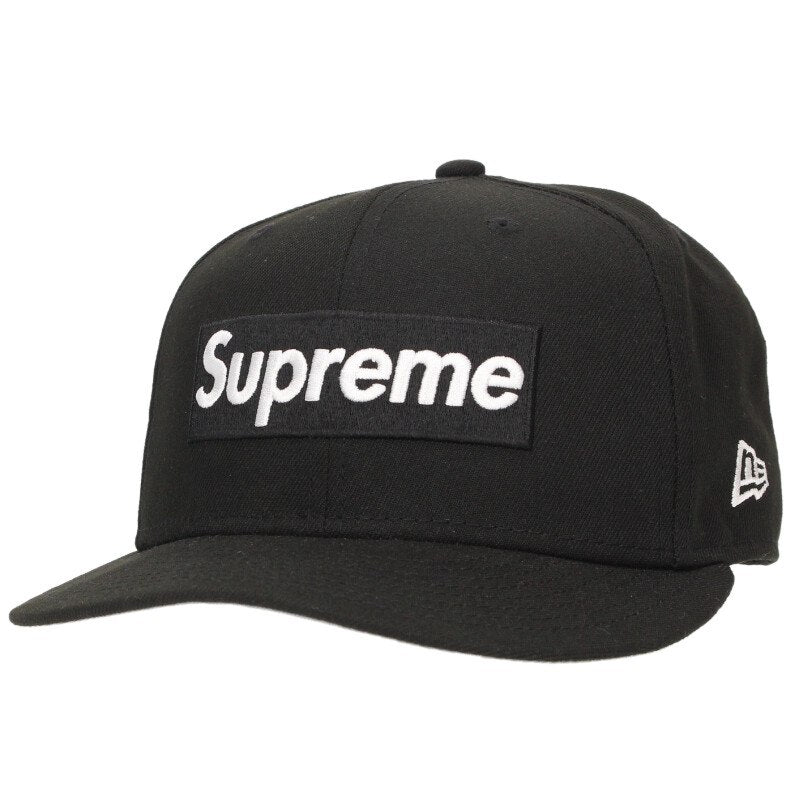 Supreme x New Era MLB Teams Box Logo Hat Black Size 7.375