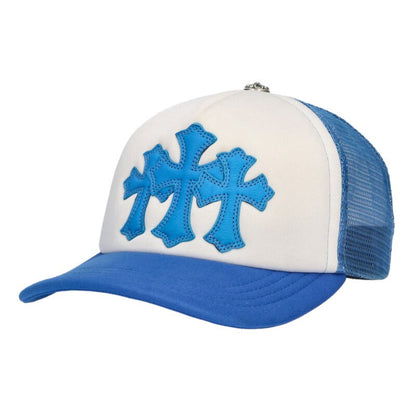 Chrome Hearts TRUCKER CAP 3 Cemetery Cross Size ONE SIZE