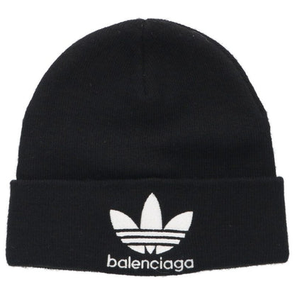 Balenciaga x Adidas Logo Embroidered Knit Sweater Black