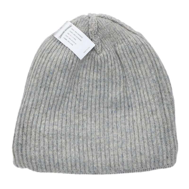 Chrome Hearts BIG DADDY Cashmere Knit Cross Button Cap Gray