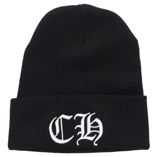 Chrome Hearts Wool Hat Black x White Size ONE SIZE