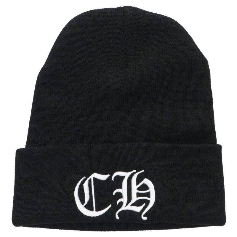 Chrome Hearts Wool Hat Black x White Size ONE SIZE