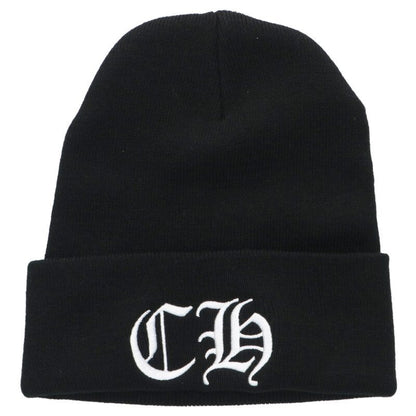 Chrome Hearts Wool Hat Black x White Size ONE SIZE