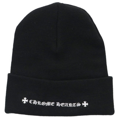 Chrome Hearts Wool Hat Black x White Size ONE SIZE