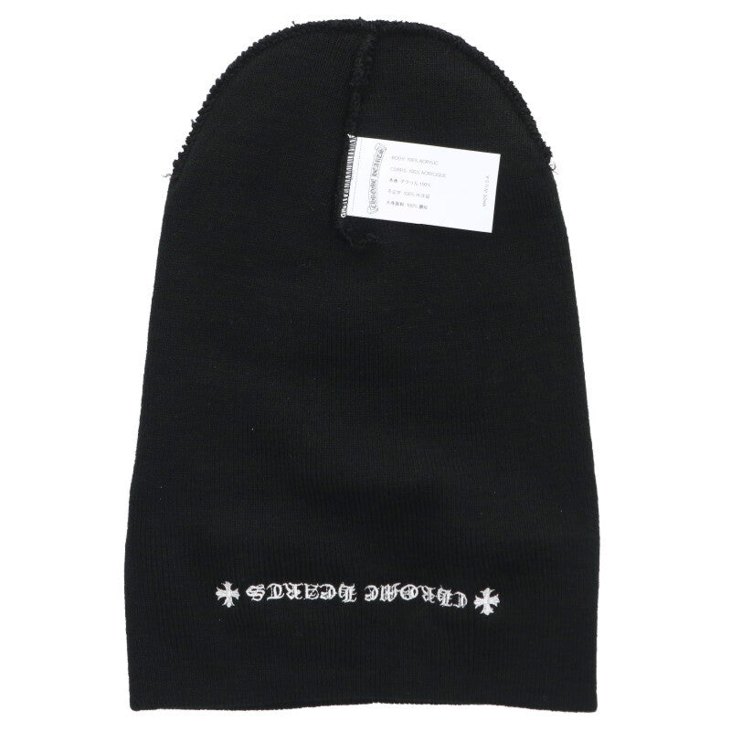 Chrome Hearts Wool Hat Black x White Size ONE SIZE