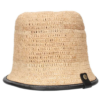 JACQUEMUS Raffia Bucket Hat Beige Size ONE SIZE