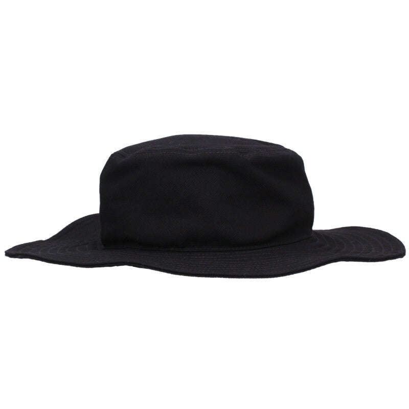 Prada Black Cotton Triangle Logo Bucket Hat Size ONE SIZE