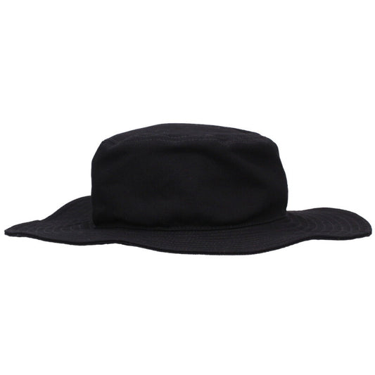 Prada Black Cotton Triangle Logo Bucket Hat Size ONE SIZE