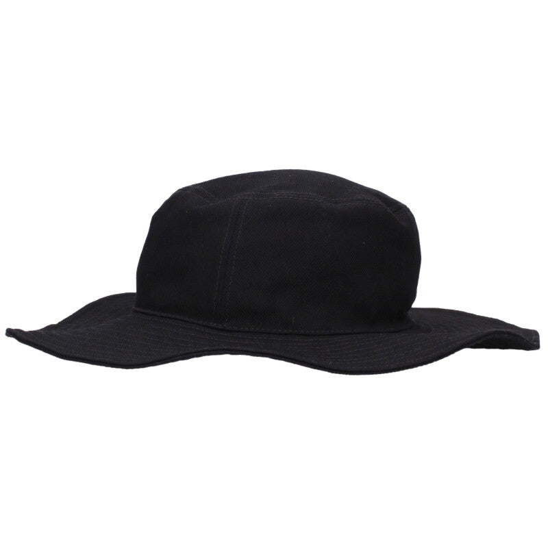 Prada Black Cotton Triangle Logo Bucket Hat Size ONE SIZE
