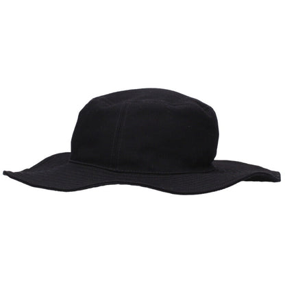 Prada Black Cotton Triangle Logo Bucket Hat Size ONE SIZE