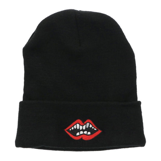Chrome Hearts SIZE WOOL WATCH CAP Embroidered Hat Black x Red Size ONE