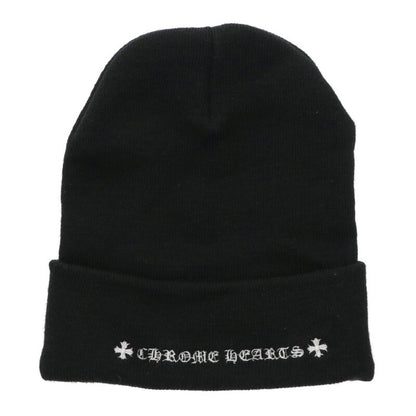 Chrome Hearts SIZE WOOL WATCH CAP Embroidered Hat Black x Red Size ONE