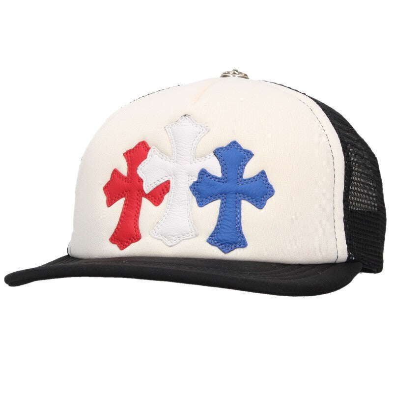 Chrome Hearts Triple Cross Embroidered Mesh Size ONE SIZE