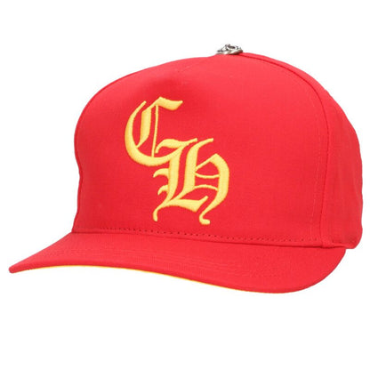 Chrome Hearts CH Embroidered Baseball Cap Red Size ONE SIZE