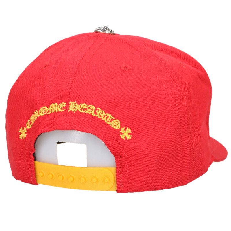 Chrome Hearts CH Embroidered Baseball Cap Red Size ONE SIZE
