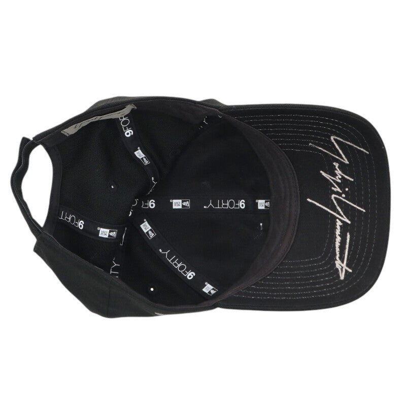 Yohji Yamamoto x New Era Logo Plate Hat Black Size ONE SIZE