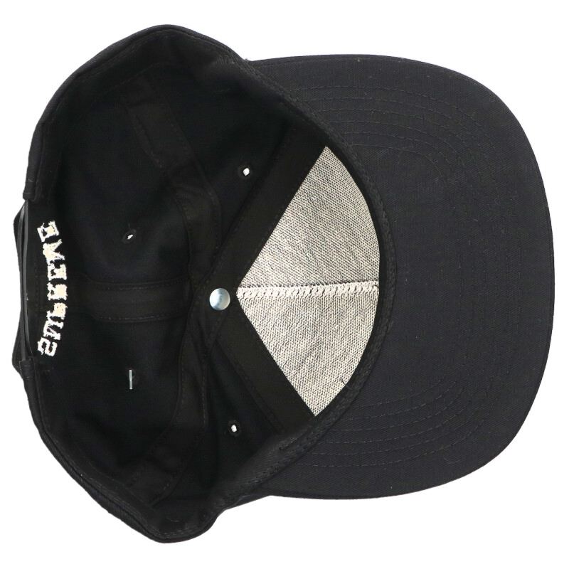 SUPREME Studded Script Logo 5-Panel Cap Black Size ONE SIZE