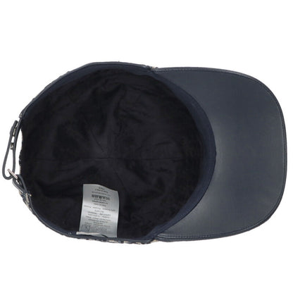 DIOR Oblique Monogram Cap Grey Navy Size ONE SIZE