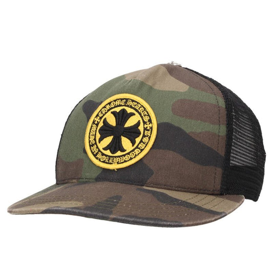Chrome Hearts SIZE TRUCKER CAP CH Camo Hat Green x Black x Silver Size ONE