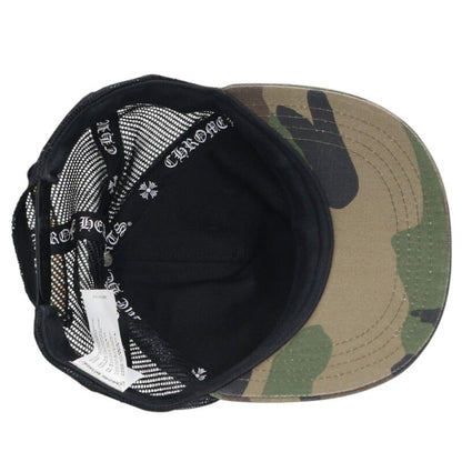 Chrome Hearts SIZE TRUCKER CAP CH Camo Hat Green x Black x Silver Size ONE