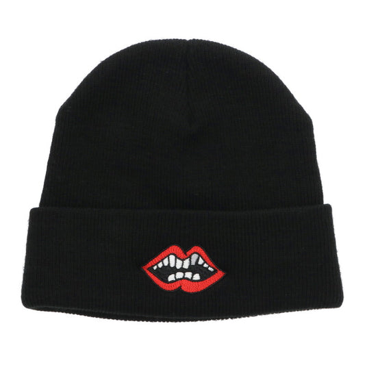 Chrome Hearts SIZE WOOL WATCH CAP Embroidered Hat Black x Red Size ONE