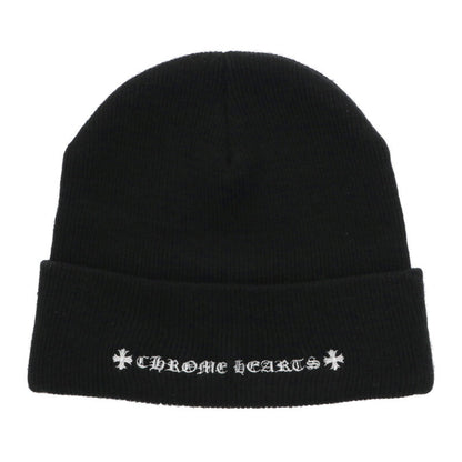 Chrome Hearts SIZE WOOL WATCH CAP Embroidered Hat Black x Red Size ONE