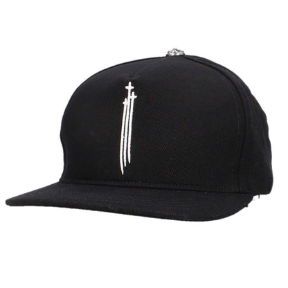 Chrome Hearts TRUCKER CAP RS3 Embroidered Denim Hat Black