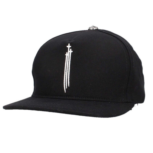 Chrome Hearts TRUCKER CAP RS3 Embroidered Denim Hat Black