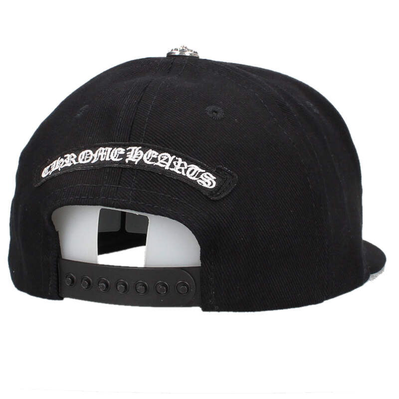 Chrome Hearts TRUCKER CAP RS3 Embroidered Denim Hat Black