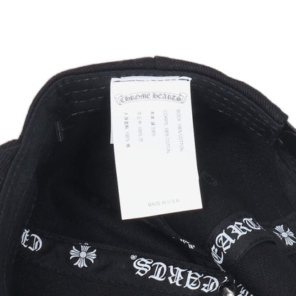 Chrome Hearts TRUCKER CAP RS3 Embroidered Denim Hat Black
