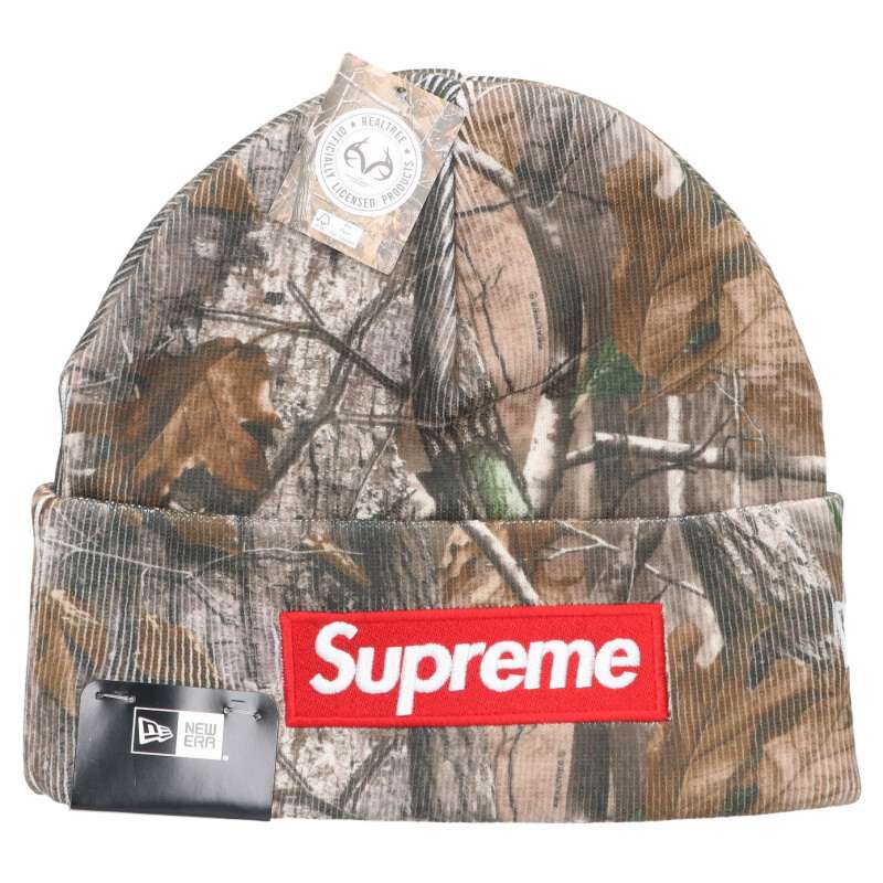 SUPREME 25AW New Era Box Logo Polyester Beanie Knit Hat