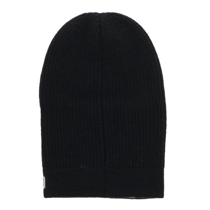 JIMMYCHOO Logo Wool Balaclava Black