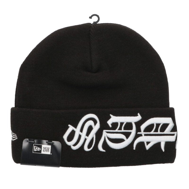 SUPREME 25SS New Era Blackletter Embroidered Acrylic Beanie