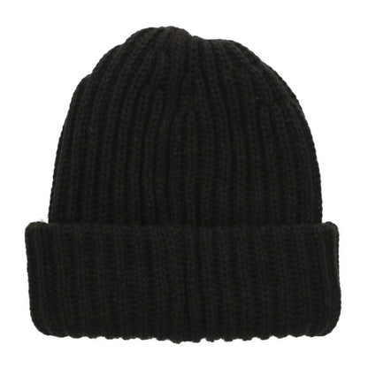 SUPREME 25AW Chunky Rib Classic Logo Acrylic Beanie Black
