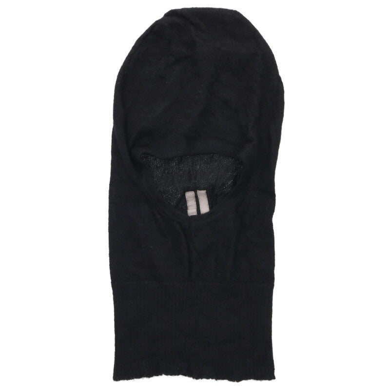 Rick Owens Cashmere Knit Balaclava Black Size ONE SIZE