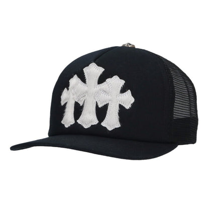 Chrome Hearts 3 Cemetery Patch Leather Trucker Size Multi
